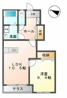 メゾンアシューレ【1階】の間取り