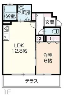 OA FLAT垣内南町【103号室】の間取り