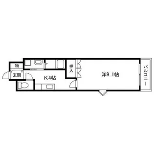 カーサ・キアーラ【305号室】の間取り