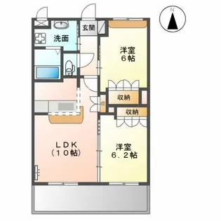 グラシアス【2階】の間取り