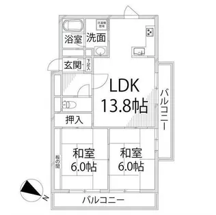 エスティ・クロダ【501号室】の間取り