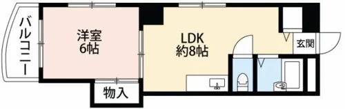 インペリアル・メゾン・フィールド【1階】の間取り