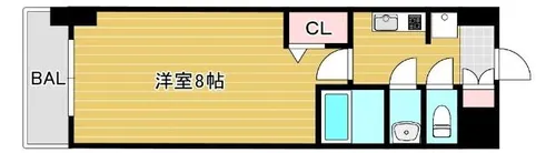 D.Clarest玉造【7階】の間取り