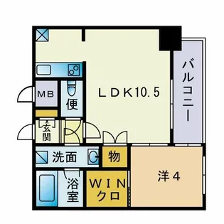 ブラン・スタイル博多【13階】の間取り