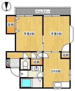 瀬戸アパート【2階】の間取り