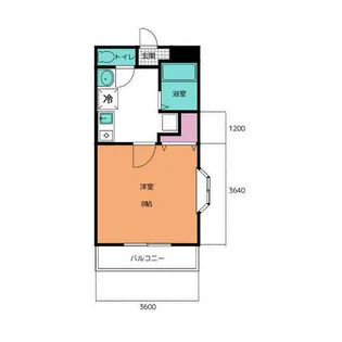 アイランドB棟【201号室】の間取り
