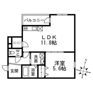 フジパレス恵比寿【3階】の間取り