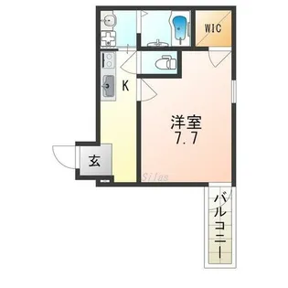 フジパレス杉本町駅西Ⅵ番館【1階】の間取り