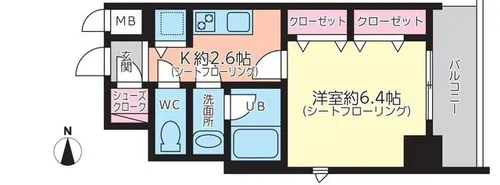 AVANTI atsuta【5階】の間取り
