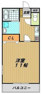 エクセルまつたに【2階】の間取り