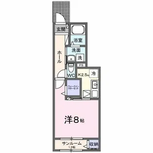 マーガレット【1階】の間取り