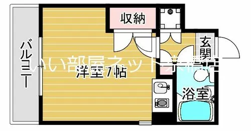 フォーラム都島内代駅前【4階】の間取り