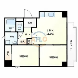 メゾンドクレイヨン【3階】の間取り