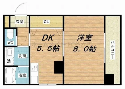 グランテージ感彩【4階】の間取り