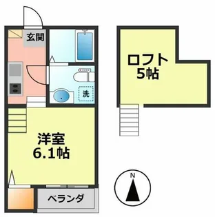 ポラリス(Polaris)【203号室】の間取り