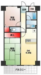 サンクレスト28【605号室】の間取り