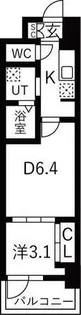 メイクス大阪鶴見【9階】の間取り