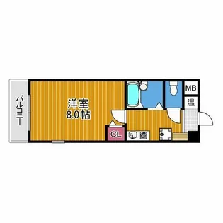 サニーコート太子【1階】の間取り