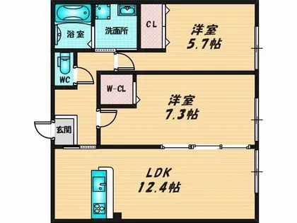 Cher Ⅱ【1階】の間取り