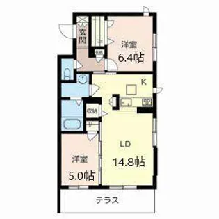 vinculum JK【0105号室】の間取り