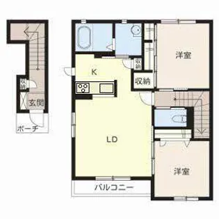 メゾン壽【0201号室】の間取り