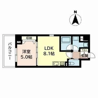ベラ・ルーナ【0406号室】の間取り