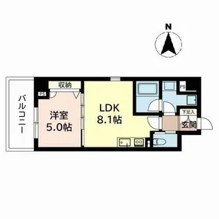 ベラ・ルーナ【0406号室】の間取り