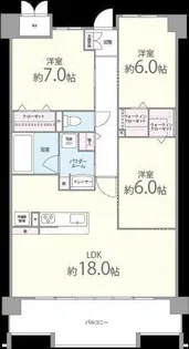 コンフォート優【1階】の間取り