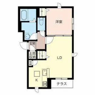 ロアールメゾンII【0102号室】の間取り
