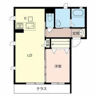 シャーメゾン赤井【0101号室】の間取り