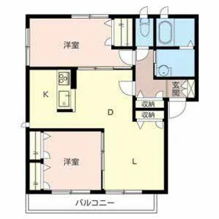 シャーメゾン・ラ・ブリーゼ【0201号室】の間取り