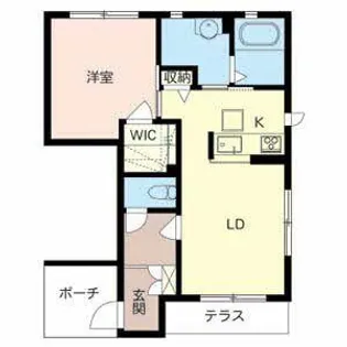 COMETOIII A棟【0103号室】の間取り