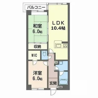 ナカタビルIV番館【0401号室】の間取り