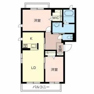 パルク・ブリーゼ【0201号室】の間取り