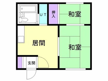 港北ハイツ【203号室】の間取り