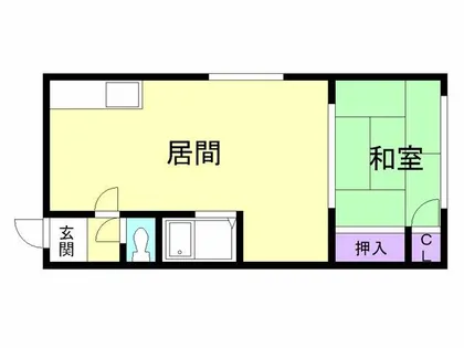 森口ビル【203号室】の間取り