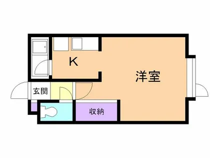 キャメルハウス3【9号室】の間取り