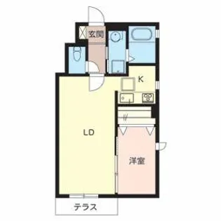 シャーメゾン エスポワール【0101号室】の間取り