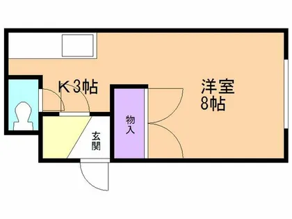宝マンション【207号室】の間取り