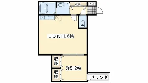 フジパレスリーブズテラス【3階】の間取り