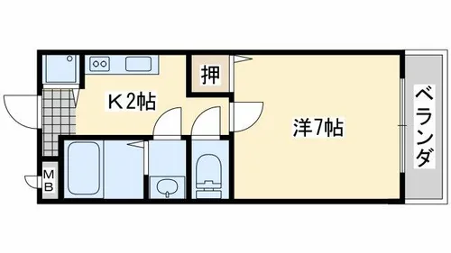 リヴェール【2階】の間取り