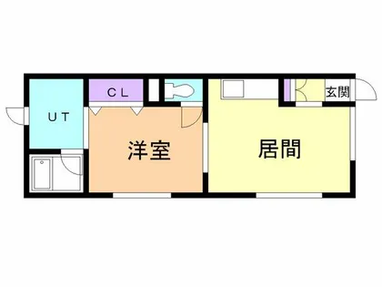 コーポ真【202号室】の間取り