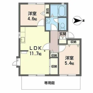マイハウスK【0105号室】の間取り