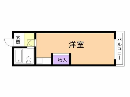 コーポあなやま【303号室】の間取り