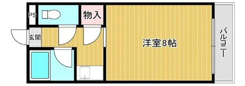 ロータリーマンション萱島西【1階】の間取り