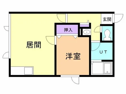 ペアフォレスト【201号室】の間取り