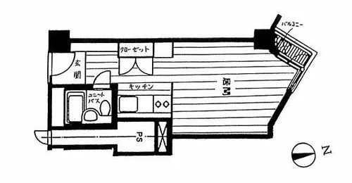 平岸パークマンション【7階】の間取り