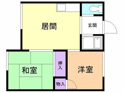 学)サンハイツ【202号室】の間取り