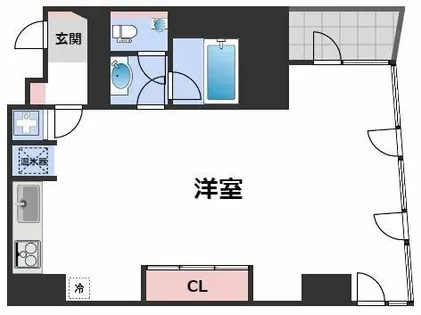 アリビオ上本町【3階】の間取り