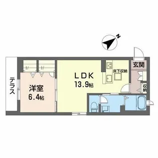 アーバンプロムナードIII【0111号室】の間取り